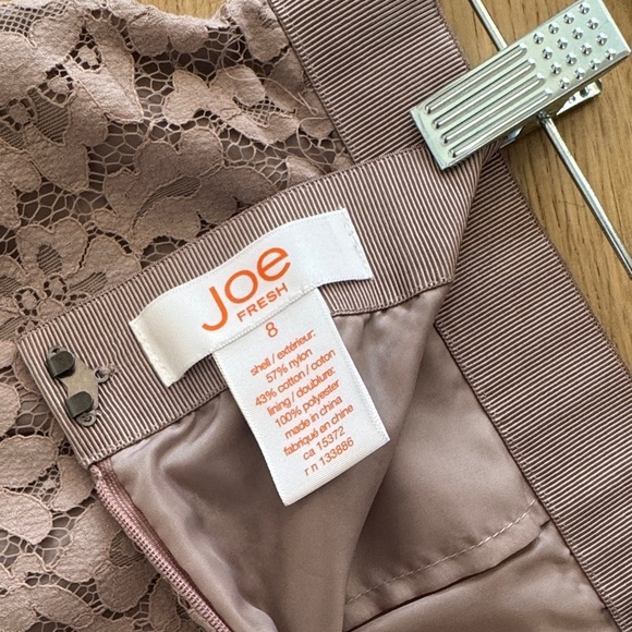 Joe Fresh Blush Lace Mini Skirt - Picture 3 of 6